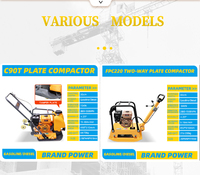 Vente Flash : Compacteur à plaque vibrante certifié CE, moteur essence, pour le compactage du sol dans les travaux de construction et routiers