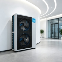 Pompe à chaleur air-eau tout-en-un R290 WIFI domestique 22KW A+++ JIADA pour chauffage et ECS, EVI DC Inverter, basse température, haute performance, OEM