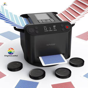 Barajador de distribución de cartas multifuncional de Casino profesional, máquina automática de barajado y reparto para juego de póquer - Product Image 1