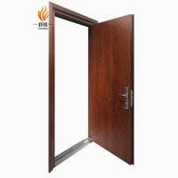 Puerta de Entrada de Hierro de Lujo, Puerta de Seguridad Metálica para Casa, Precio al por Mayor, Puerta Exterior de Acero, Puerta Residencial