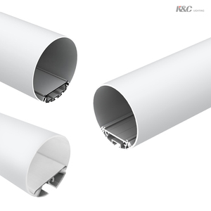 Bande lumineuse <span class=keywords><strong>Led</strong></span> suspendue en aluminium, 30mm, 60mm, 120mm de diamètre, avec couvercle diffusé, profil <span class=keywords><strong>LED</strong></span> pour dissipateur thermique - Product Image 1