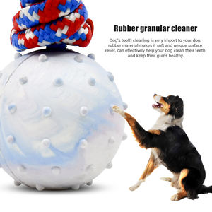 7cm Training Chew denti pulizia Soft Spikey Ball <span class=keywords><strong>50cm</strong></span> Strong Rope Rubber Dog <span class=keywords><strong>Pet</strong></span> <span class=keywords><strong>Toy</strong></span> - Product Image 3