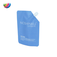 Pochette à bec verseur debout en plastique personnalisé sac de recharge de désinfectant pour les mains 3.4oz sacs d'emballage de savon liquide
