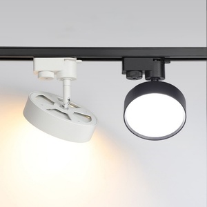 ไฟติดรางแบบหมุนได้ ดีไซน์ทันสมัย 7w/15w/18w/24w พร้อมชิป LED Cob สำหรับใช้งานเชิงพาณิชย์ในห้างสรรพสินค้าและสำนักงาน - Product Image 1