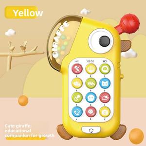 ขายส่งของเล่นโทรศัพท์เด็กเล็กพร้อมไฟและเสียงเพลง วอล์คกี้ทอล์คกี้ ของเล่นเสริมพัฒนาการพร้อมนิทานการเรียนรู้การ์ตูน - Product Image 3