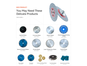 IB 4 inç 105mm 14 inç 350mm elmas kesim disk dairesel testere bıçağı sinterlenmiş sürekli jant bıçağı granit mermer için - Product Image 3