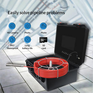 système de caméra de pipeline d'endoscope professionnel moniteur de 10 pouces caméra de plomberie de vidange d'objectif de 18MM - Product Image 3