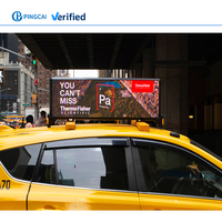 Pantalla LED P2.5 para Publicidad en Automóviles, Pantalla LED Digital Transparente para Techo de Taxi P5