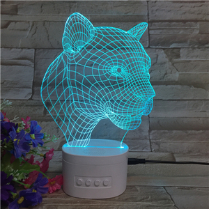 Đèn LED 3D và loa bluetooth không dây hai trong một máy nghe nhạc funcntion cho món quà sinh nhật - Product Image 6