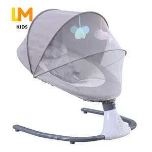 Wholesale chairs babies 0 12 months-Remote controlled bluetooth music indoor rocking sleep newborn dining swing chair crib baby bed