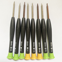 Jeu de tournevis T6 T8 T7 2,5 mm Phillips, plat et Torx, avec poignée en plastique, outils de réparation mobiles DIY, mini-boîte à outils de précision