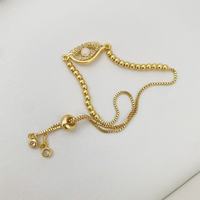 Bracelet tendance en laiton avec perles 'Ailes de cœur' plaqué or 18 carats, minimaliste, créatif, incrusté de zircon, réglable avec cordon