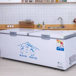 Congeladores Usados para Supermercados |   Refrigerador y <span class=keywords><strong>Congelador</strong></span> Horizontal de <span class=keywords><strong>Segunda</strong></span> <span class=keywords><strong>Mano</strong></span> con Puerta de Vidrio para Tienda de Abarrotes - Product Image 3