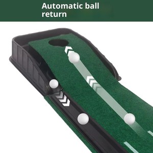 Tappetino da Golf per Allenamento Putting a Foro Singolo, Stile Mini, per Pratica Indoor, con Stampa in Poliestere, per Sport Golfistici - Product Image 4