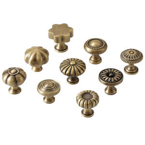 modern t shaped brass cabinet knobs eco friendly durable easy installation for kitchen wardrobe <b>drawer</b> dresser - Product Image 5