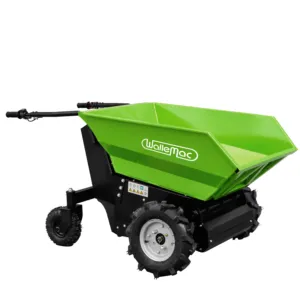 Elektrische Mini Dumper 500Kg Capaciteit Batterij Aangedreven Kar Elektrische Kruiwagen Voor Tuinieren Landschapsarchitectuur En Bouw