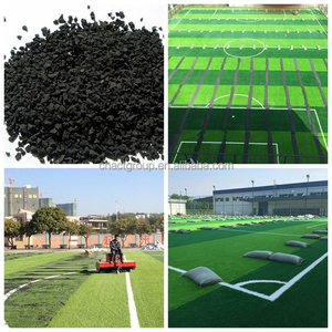 Granuli di Gomma SBR Nera, Ecologici e Durevoli, Gomma Riciclata per Riempimento di Erba Artificiale per Campi da Calcio - Product Image 3
