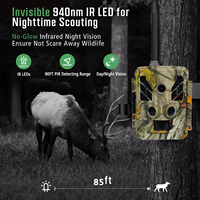 Cámara de Vida Silvestre 4G con Grabación de Video 1080p, Visión Nocturna, Seguridad, Impermeable IP67, Cámara de Caza para Exteriores 4G LTE