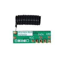 Desain Motherboard Remote Control 433mhz Penerima RF Nirkabel dengan Antena Modul Remote Control Ask Kit DIY