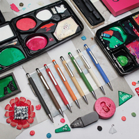 Bolígrafo de Papel de la Marca YF PEN, Bolígrafo de Gel Multicolor con Tinta Negra para Publicidad Promocional Empresarial, Logotipo Personalizable