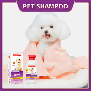 بيع بالجملة مصنع جودة عالية فاخرة نمط الحيوانات الأليفة الكلب الشامبو غسل الجسم العطاء الجلد إزالة رائحة التطهير للكلاب والقطط - Product Image 2