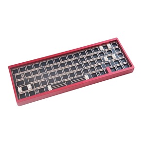 Weikrv ชุดคีย์บอร์ดเชิงกล3โหมดทำจากอะลูมิเนียม Lucky65V2รองรับ qmk/via RGB สำหรับ win/<span class=keywords><strong>mac</strong></span> Office คีย์บอร์ดแบร์โบนเกมมิ่ง - Product Image 2