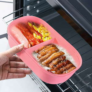 <span class=keywords><strong>2025</strong></span> Phong Cách Mới Chất Lượng Cao Nhựa Hộp Ăn Trưa Với Nĩa Hình Muỗng Đũa 2 Ngăn Sử Dụng Duy Nhất Thực Phẩm Lưu Trữ - Product Image 5