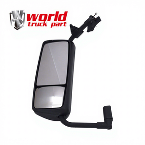 Pièces de rechange pour <span class=keywords><strong>camion</strong></span> <span class=keywords><strong>semi</strong></span>-remorque 82715402, pièces de rechange pour carrosserie, 2004-2016 VNL, rétroviseur noir avec support - Product Image 1