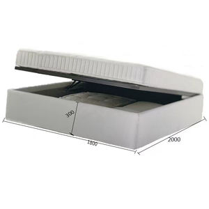 Cadre <span class=keywords><strong>de</strong></span> <span class=keywords><strong>lit</strong></span> divan en bois blanc, simple, double, <span class=keywords><strong>king</strong></span> <span class=keywords><strong>size</strong></span>, <span class=keywords><strong>sans</strong></span> tête <span class=keywords><strong>de</strong></span> <span class=keywords><strong>lit</strong></span> - Product Image 1