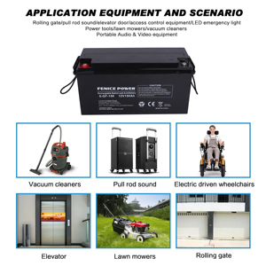 La capacité élevée <span class=keywords><strong>12V</strong></span> 150AH a scellé l'auto-décharge de <span class=keywords><strong>batterie</strong></span> au plomb basse pour le stockage d'énergie - Product Image 4
