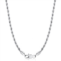Nouvelle Collection : Collier Étanche en Acier Inoxydable avec Chaîne Tressée et Chaînes Chevron pour Hommes et Femmes