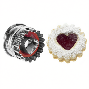 Westmark Linzer <b>Cookie</b> Cutter Heart Shape Pack Of 6 For Baking Decorative <b>Cookies</b> - Product Image 2