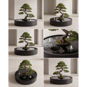 Macetero de Bonsái con Fuente de Agua de Acero Inoxidable 316L, 130 cm x 35 cm de Alto, para Jardines, Hoteles, Villas, Terrazas, Vestíbulos, Oficinas y Paisajismo - Product Image 2