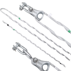 China Factory Preformed Dead End Guy Grips, Aluminum Clad Steel Strain Clamp For Overhead Line