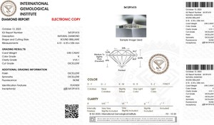 Corte brillante redondo Natural IGI certificado 0,90 quilates K Color grado VVS1 pureza calidad de exportación diamantes sueltos al por mayor - Product Image 3