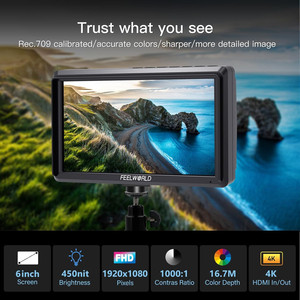 FEELWORLD S55 6 Zoll DSLR Kamera Feldmonitor FHD IPS 4K I/O OEM Direktvertrieb für Filmproduktion & Videoaufnahmen - Product Image 3