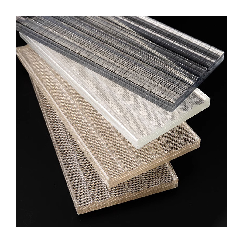 Customized Decorative Fabric Laminated Glass Toughened