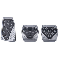 Pédales de voiture 2/3 pièces, universelles, antidérapantes, en aluminium, pour boîte de vitesses manuelle, kit de couvre-pédales, pédales automatiques, accessoires de voiture