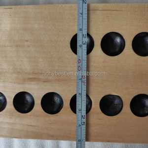 Décoration de table rustique billes famille chevilles Jackarop planches 4-8 joueurs en <span class=keywords><strong>bois</strong></span> chinois dames jeu de société pour salon/chambre - Product Image 6
