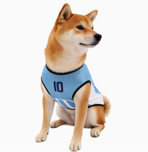 Camisetas para Perros con Lindo Estampado <span class=keywords><strong>de</strong></span> Letras, Transpirables, <span class=keywords><strong>de</strong></span> Mezcla <span class=keywords><strong>de</strong></span> Poliéster, Camisetas <span class=keywords><strong>de</strong></span> Fútbol <span class=keywords><strong>de</strong></span> Selecciones Nacionales para Mascotas, Cómodas, Elegantes, Lavables a Mano, Talla 4XL - Product Image 4