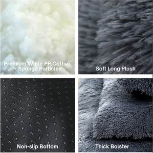 Cama Ecológica para Perros y Gatos, Lavable a Máquina, de Piel Sintética, Moderna, Rectangular, Cálida para Invierno - Product Image 3