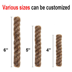 6 pollici Di Sopravvivenza Jumbo Cera Infuso di Iuta Fiammifero Fuoco Rapido Corda di Partenza Esca Stoppino - Product Image 5