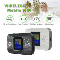 Point d'accès Wi-Fi portable 4G 3000 mAh, mini routeur Wi-Fi de poche USB Type-C, routeur mobile sans fil LTE avec emplacement pour carte SIM