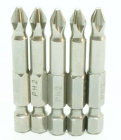 Ralter Original Finished 50mm PH2 Phillips Forged Eco-Friendly 420 Stainless Steel Power Torsion Bit Pembuatan Kapal OEM