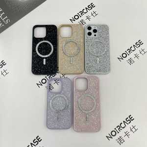 Coque de téléphone TPU + PC 2-en-1 avec autocollants à paillettes-Style de luxe INS, coque de téléphone pour femme, convient à l'iPhone 15 Pro Max Plus - Product Image 3