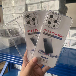 เคสใสกันกระแทก TPU หนา 1.5 มม. สำหรับทุกรุ่น เคสใสแบบถุงลมนิรภัย สำหรับ <span class=keywords><strong>iPhone</strong></span> 16 15 Samsung S24 Xiaomi Google ขายส่ง - Product Image 3