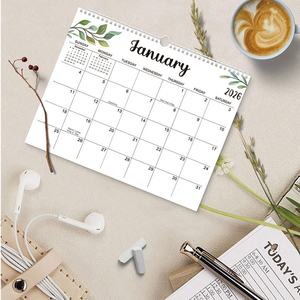 Calendario de pared 2026-2027, calendario académico de 18 meses, enero de 2026, junio de 2027, calendario mensual para colgar en la pared con papel grueso - Product Image 6
