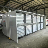 Équipement de refroidissement pour processeur ASIC avec ventilation d'échappement et ventilateur de refroidissement intégré Conteneur de 10 pieds, 20 pieds, 40 pieds