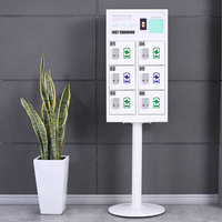 Estación de Carga para Teléfonos Móviles Inteligentes con WiFi, en Oferta, Armario con Código PIN, Cerradura Electrónica, 6 Compartimentos, Estructura Ensamblada