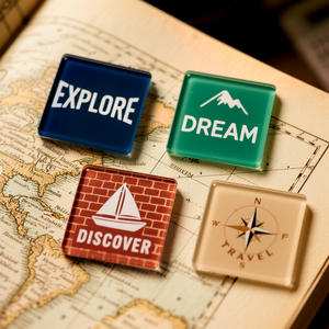 घटनाओं के लिए अद्वितीय डिजाइन ऐक्रेलिक चुंबक अनुकूलन-अपने व्यवसाय, रेस्तरां या विशेष घटना को बढ़ावा दें - Product Image 1